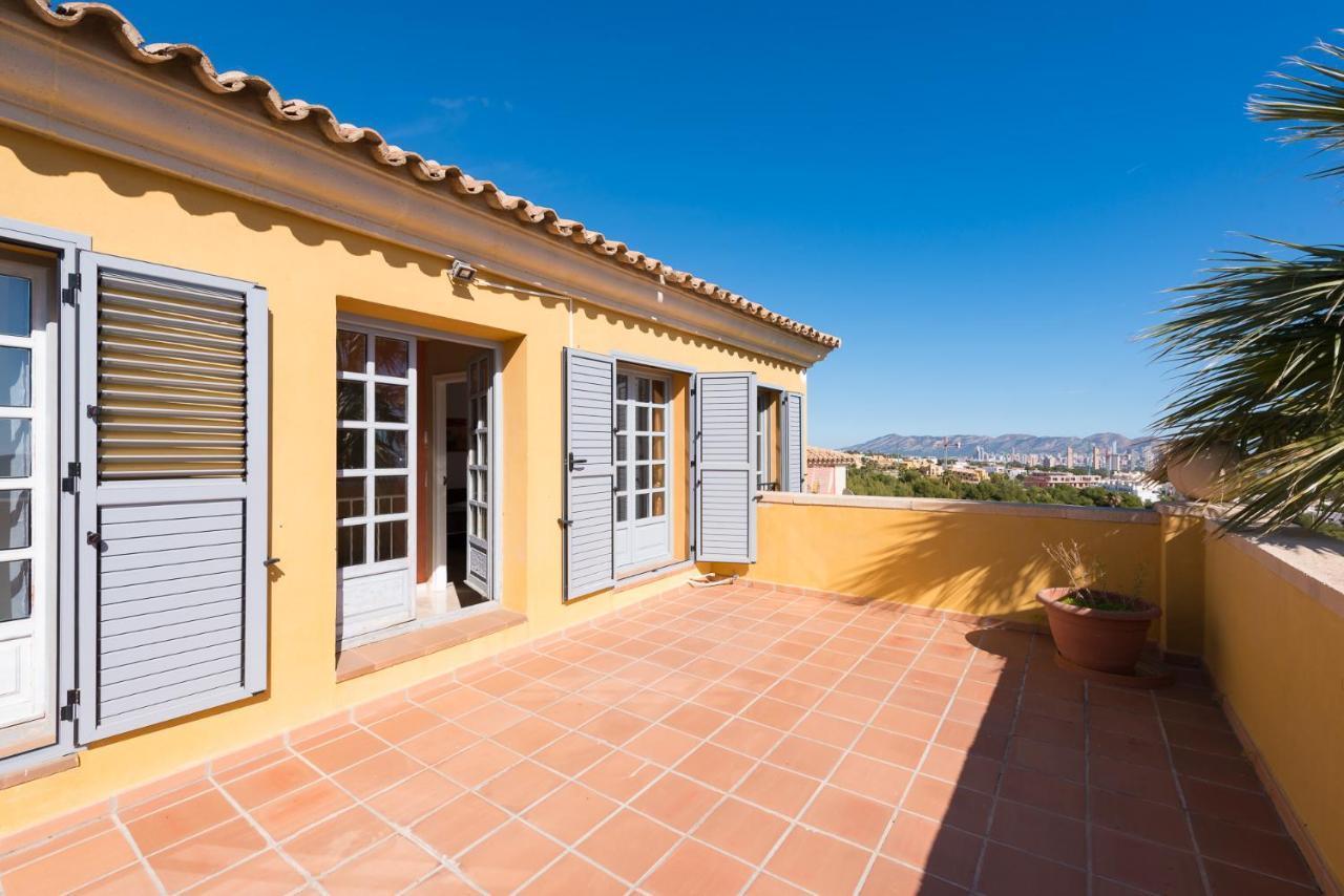 Villa Exclusiva Con Espectaculares Vistas Al Mediterraneo Cala de Finestrat Eksteriør billede
