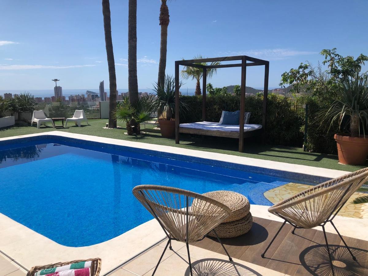Villa Exclusiva Con Espectaculares Vistas Al Mediterraneo Cala de Finestrat Eksteriør billede